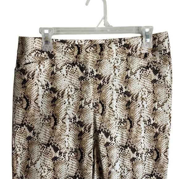 White House Black Market Snake Print Straight Leg Pants - Picture 2 of 8